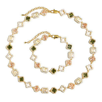 Fresh Harmony Gemstone Necklace