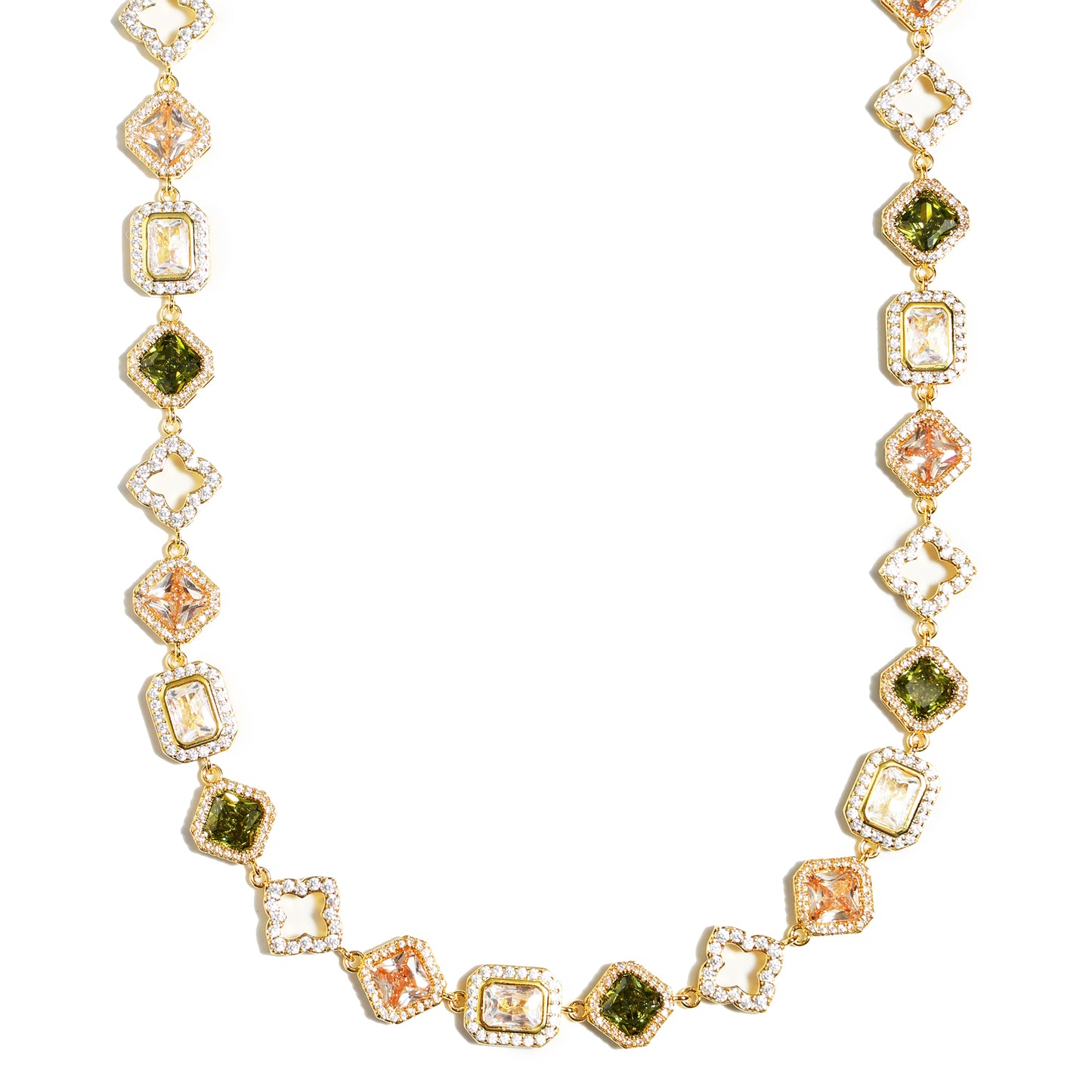Fresh Harmony Gemstone Necklace