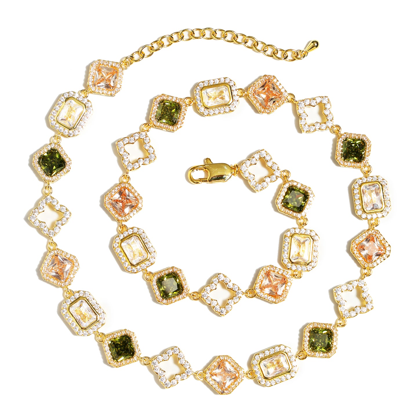 Fresh Harmony Gemstone Necklace