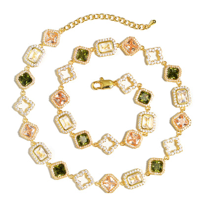 Fresh Harmony Gemstone Necklace