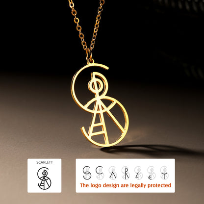 Unique Personalized Name Design Necklace