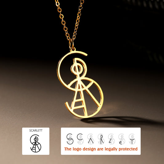 Unique Personalized Name Design Necklace