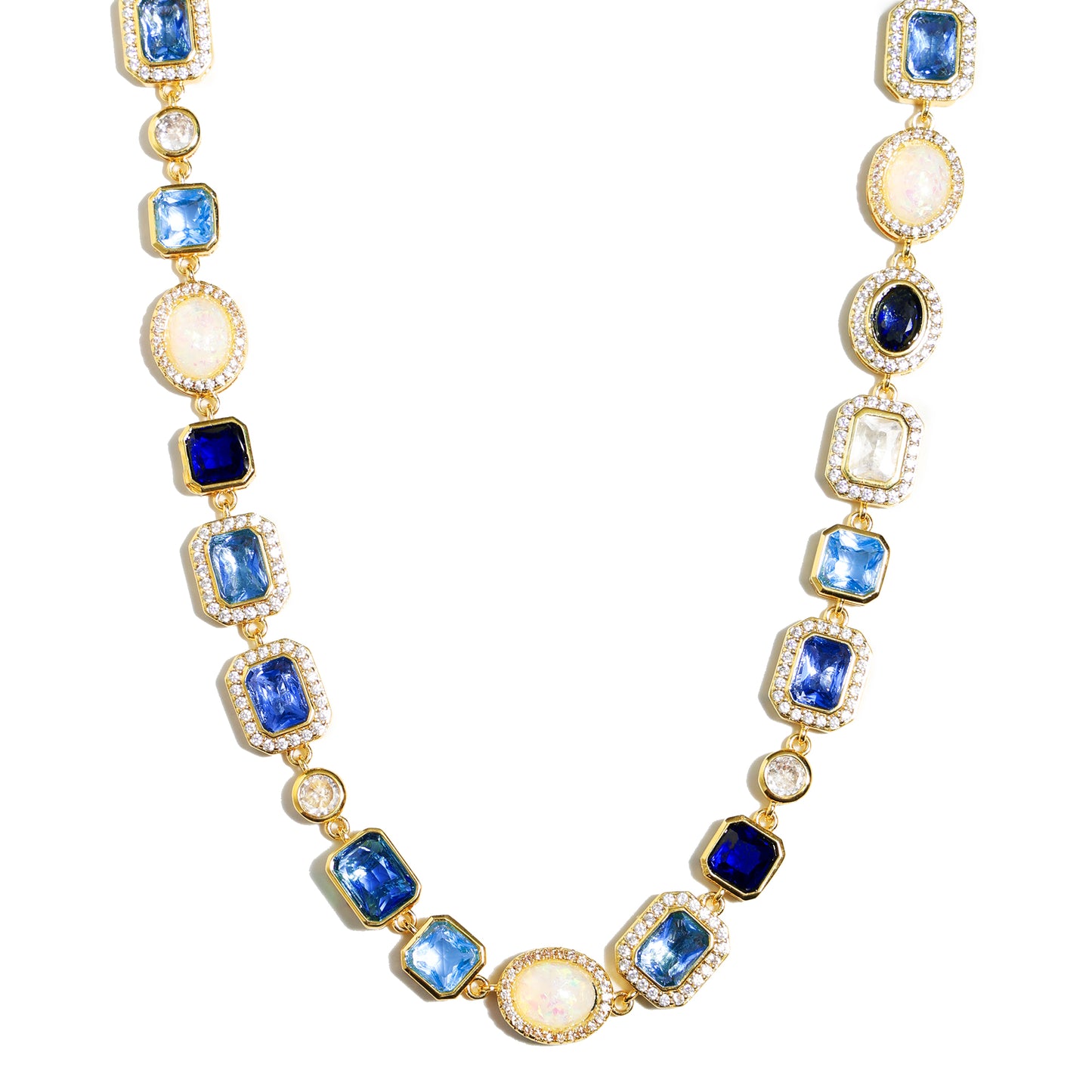 Blue Gemstone Solstice Necklace