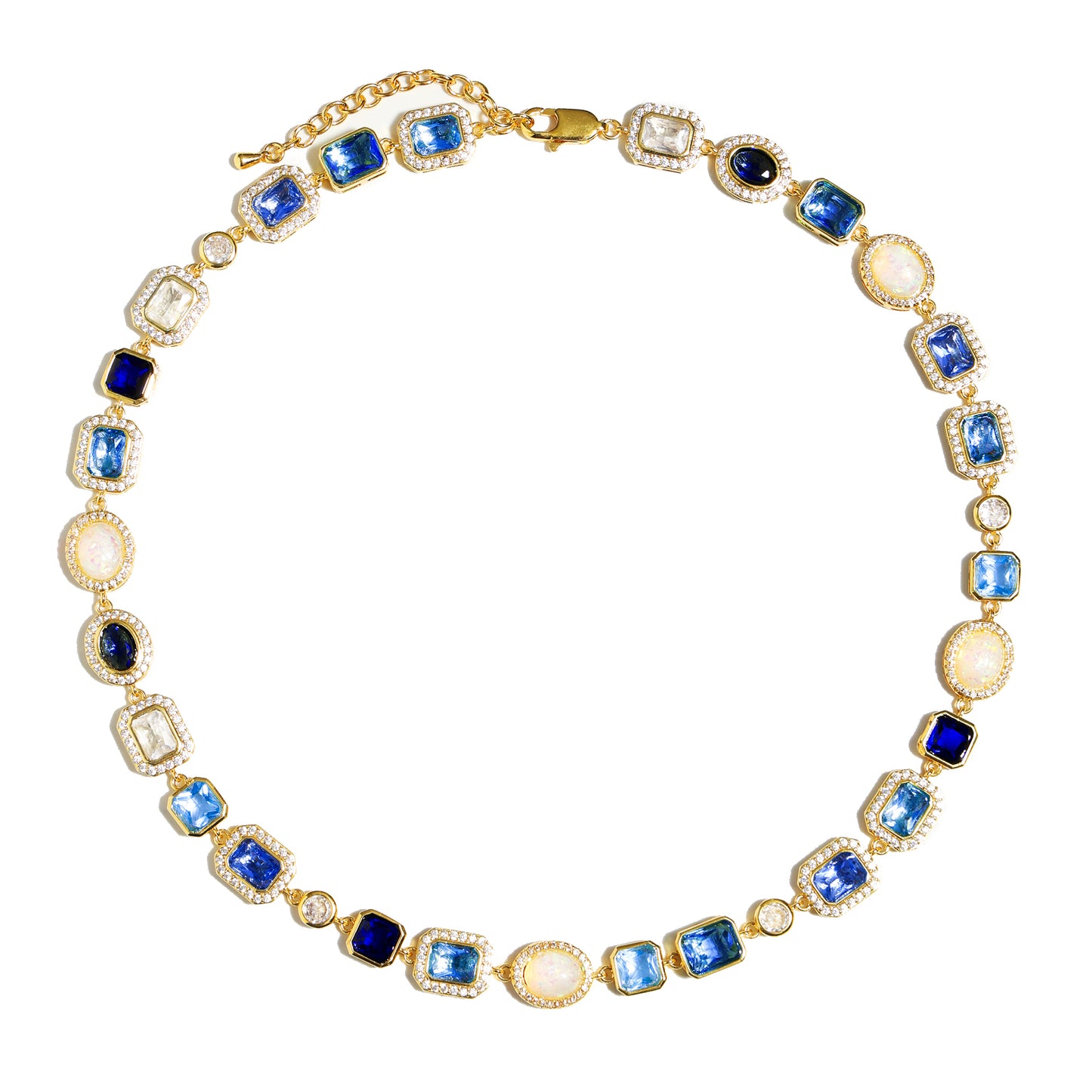 Blue Gemstone Solstice Necklace