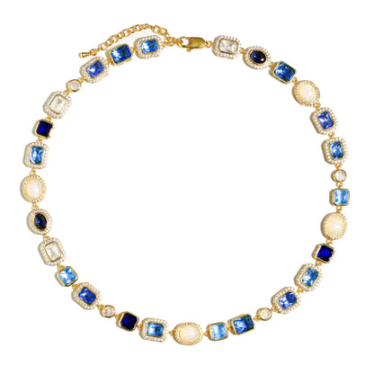 Blue Gemstone Solstice Necklace