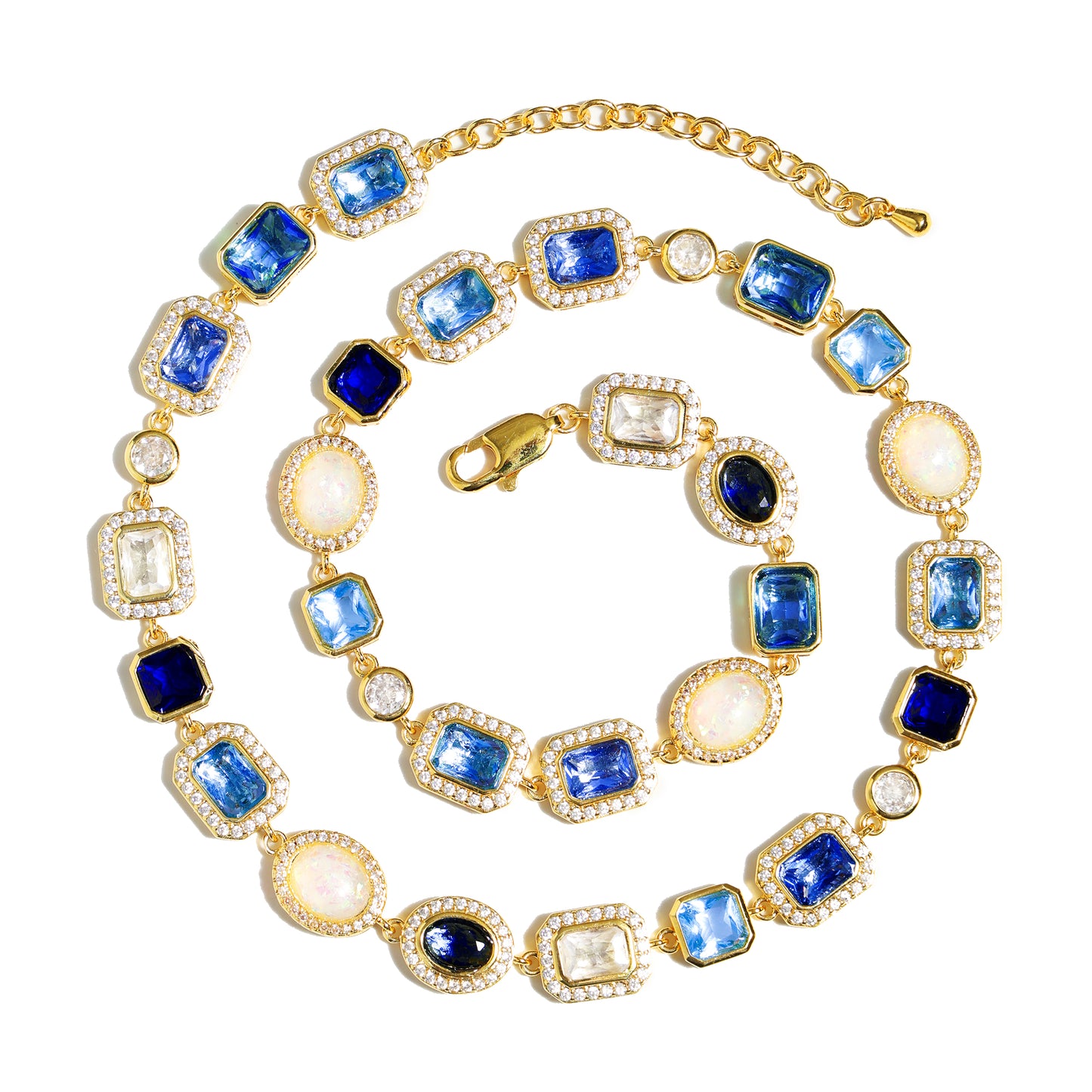 Blue Gemstone Solstice Necklace