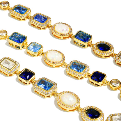 Blue Gemstone Solstice Necklace