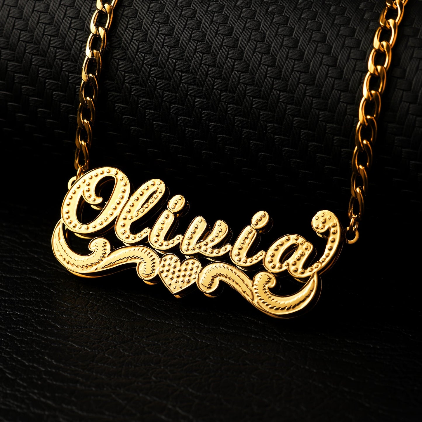 Double Plated Star Name Necklace