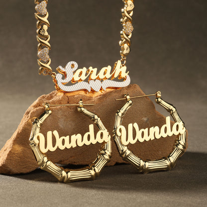 Vintage Nameplate Custom Name Set