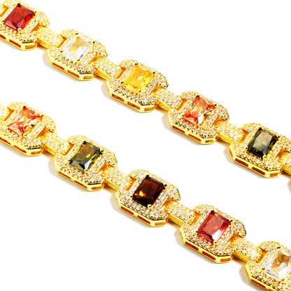 Hue Horizon Gemstone Necklace