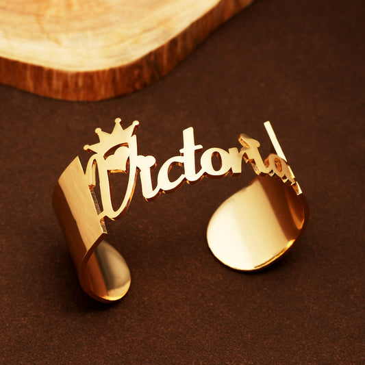 Crown Name Bracelet