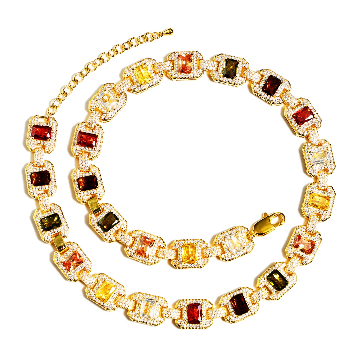 Hue Horizon Gemstone Necklace