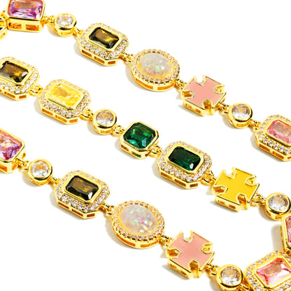 Celestial Sonata Gemstone Necklace