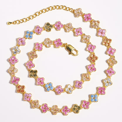 Blossom Tourmaline Gemstone Bracelet