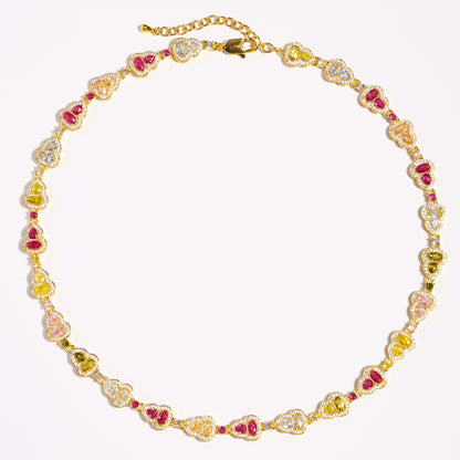 Rainbow Gourd Tourmaline Gemstone Bracelet