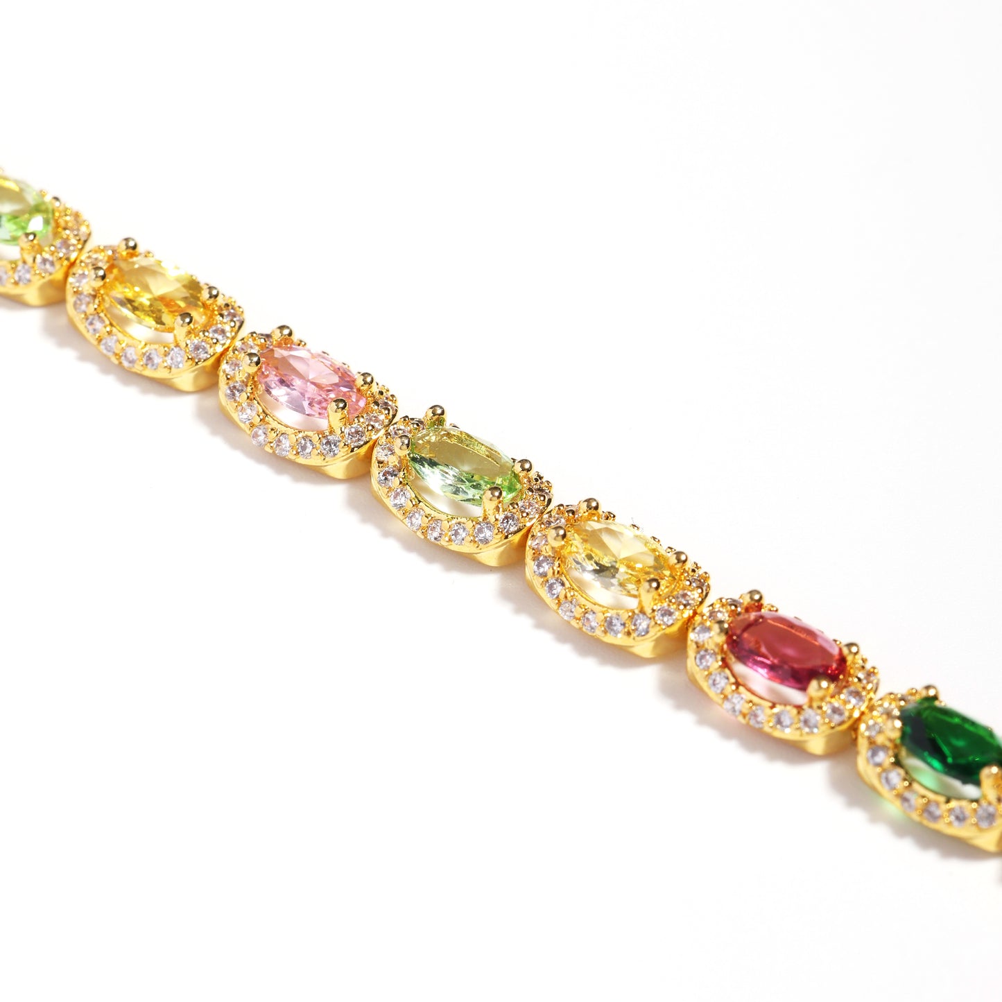 Victorian Oval-Cut Tourmaline Gemstone Set