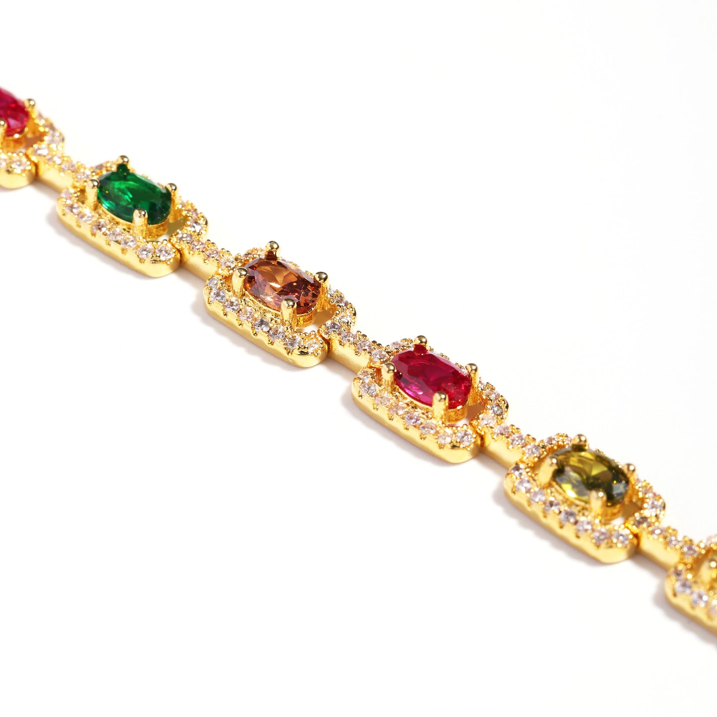 Prism Square-Cut Tourmaline Gemstone Set