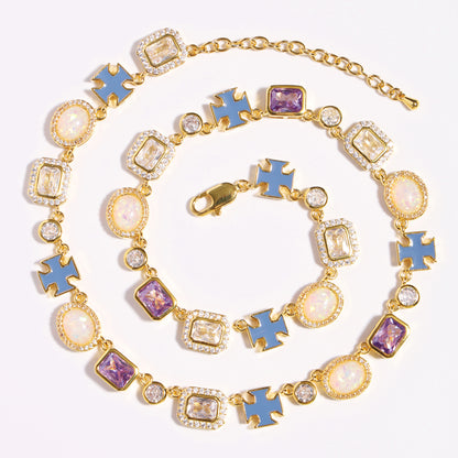 Lavender Luxe Purple Sapphire Gemstone Bracelet