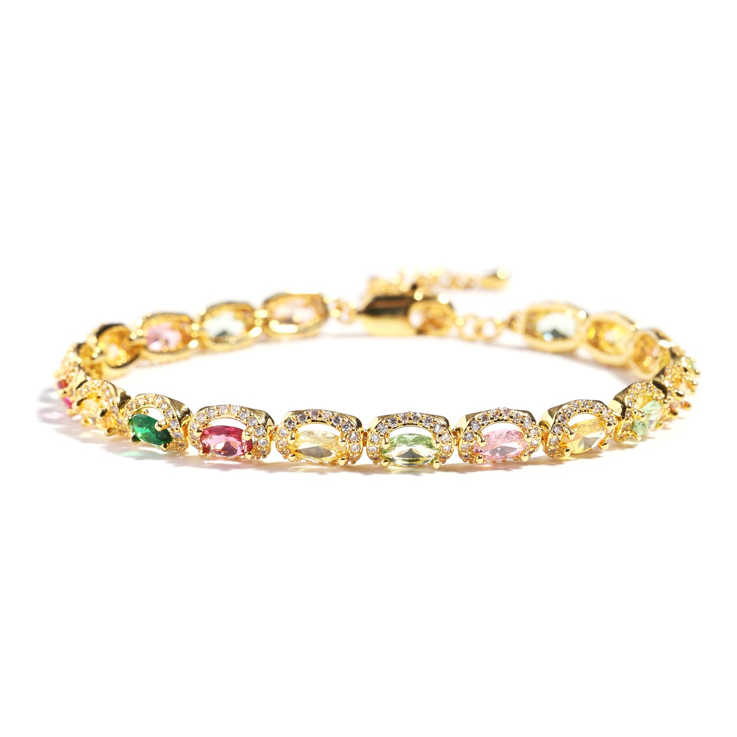 Victorian Oval-Cut Tourmaline Gemstone Set