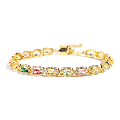 Victorian Oval-Cut Tourmaline Gemstone Set