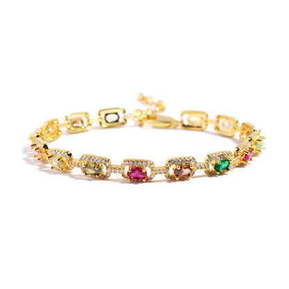 Prism Square-Cut Tourmaline Gemstone Set