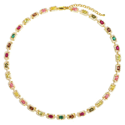 Prism Square-Cut Tourmaline Gemstone Set