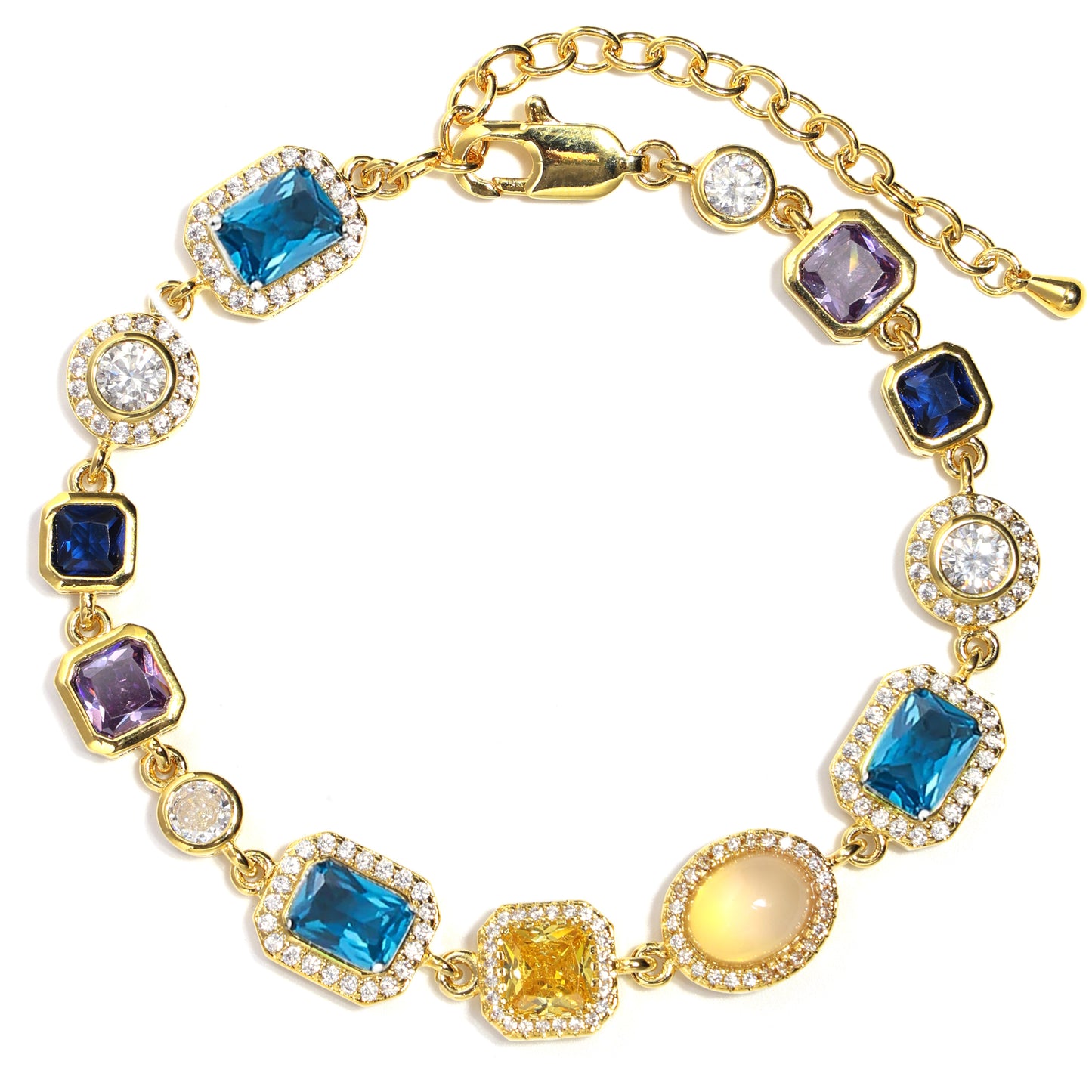Sapphire Skies and Golden Sunbeams Gemstone Set