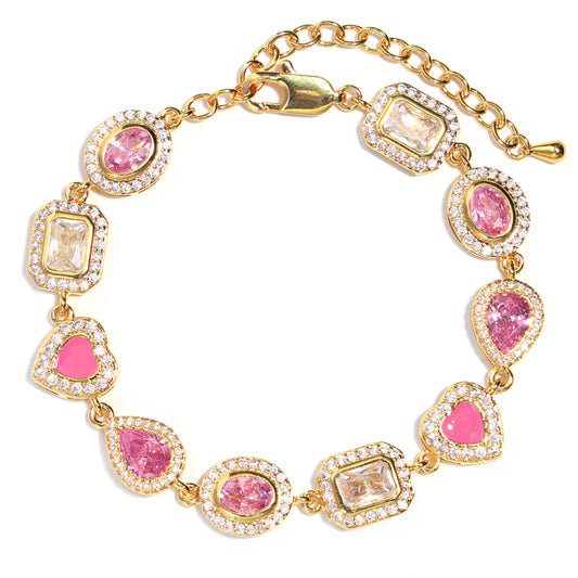 Sakura Dream Pink Gemstone Bracelet