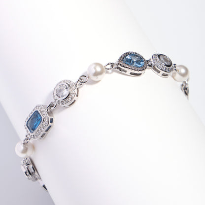 Blue & Green Mixed Gemstone Necklace