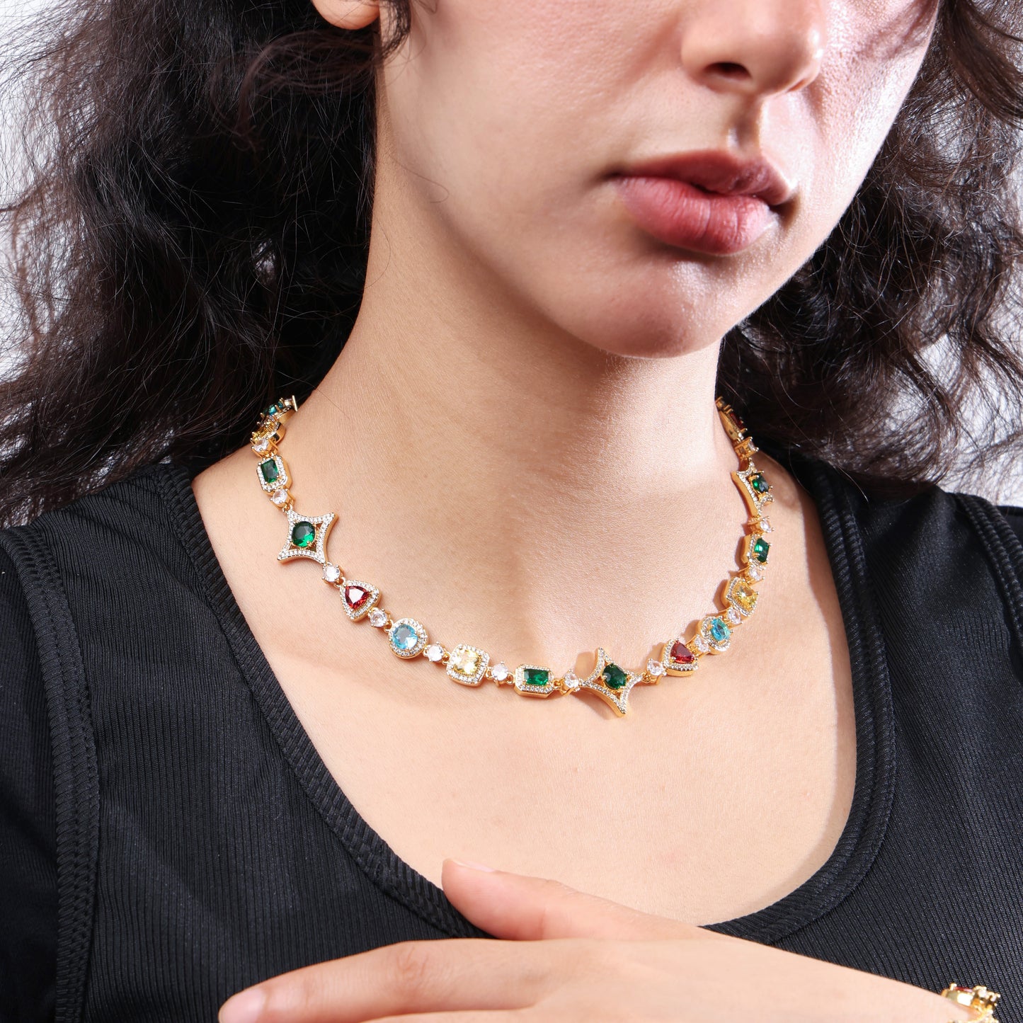 Ice Out Multi-color Diamonds Bracelet