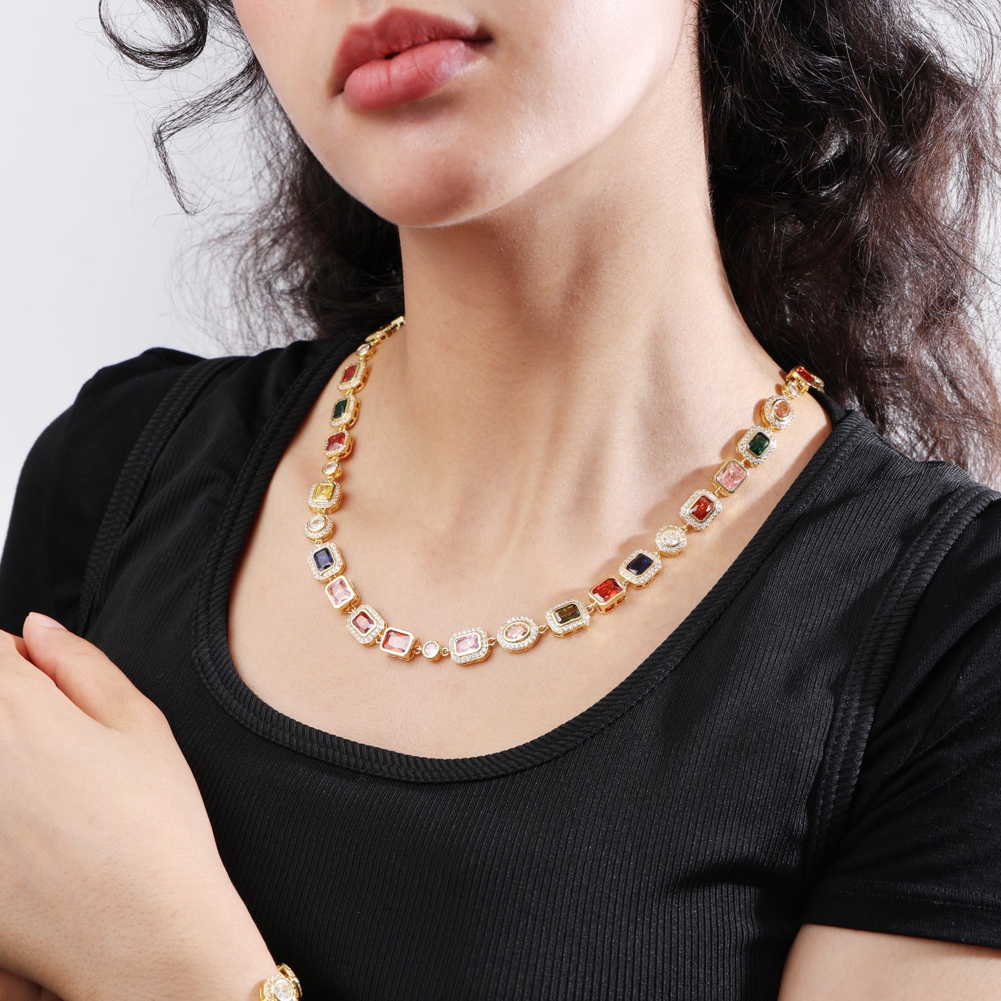 Gold Solstice Purely Gemstone Necklace