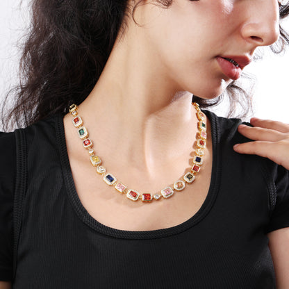 Gold Solstice Purely Gemstone Necklace