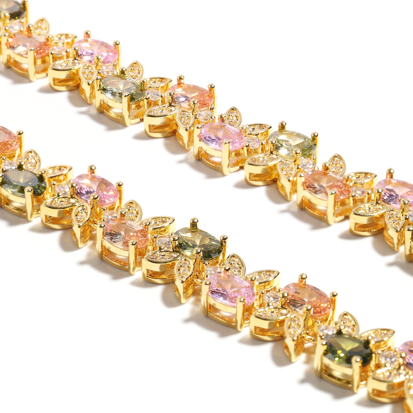 Whimsical Charm Bunny Tourmaline Bracelet