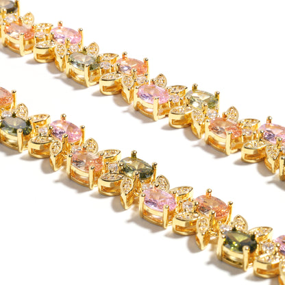 Whimsical Charm Bunny Tourmaline Bracelet