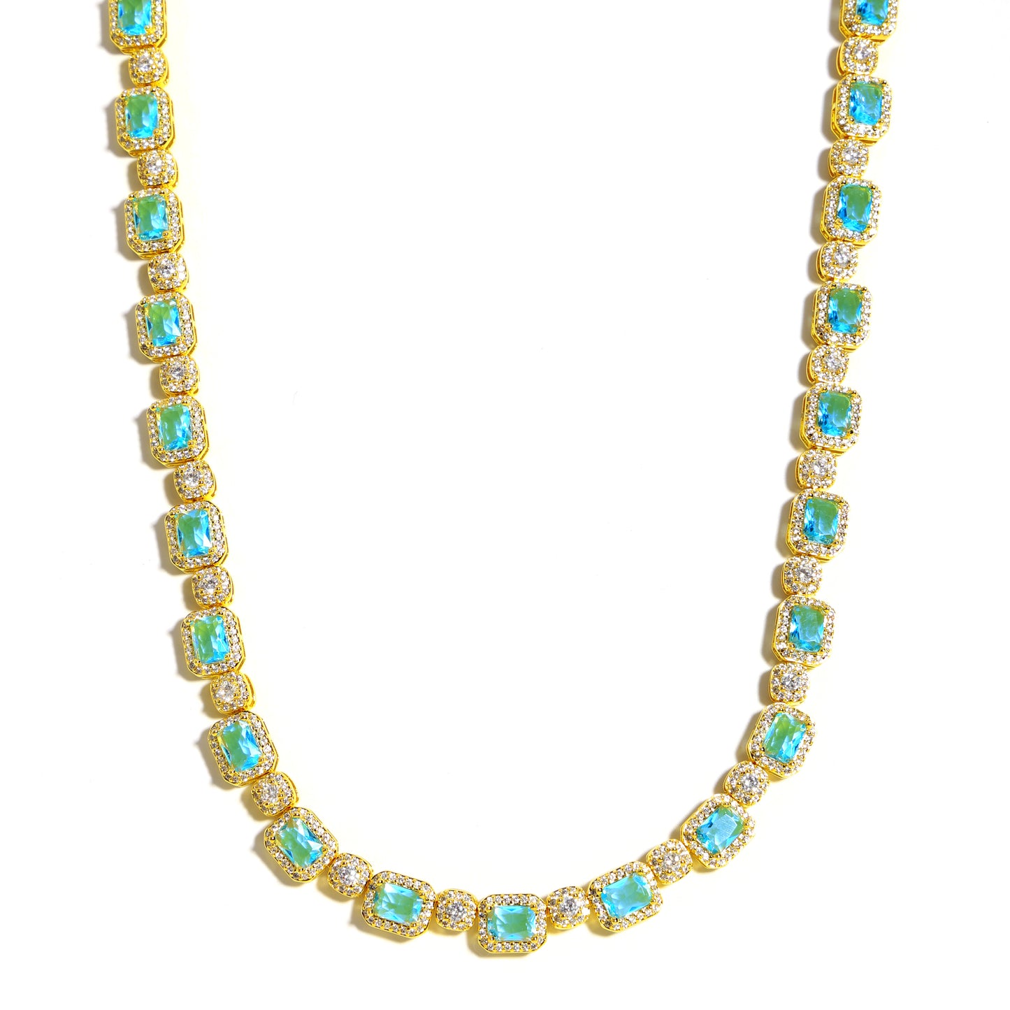 Icy Blue Elegance Tourmaline Bracelet