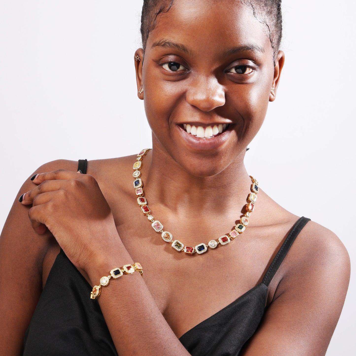 Gold Solstice Purely Gemstone Necklace