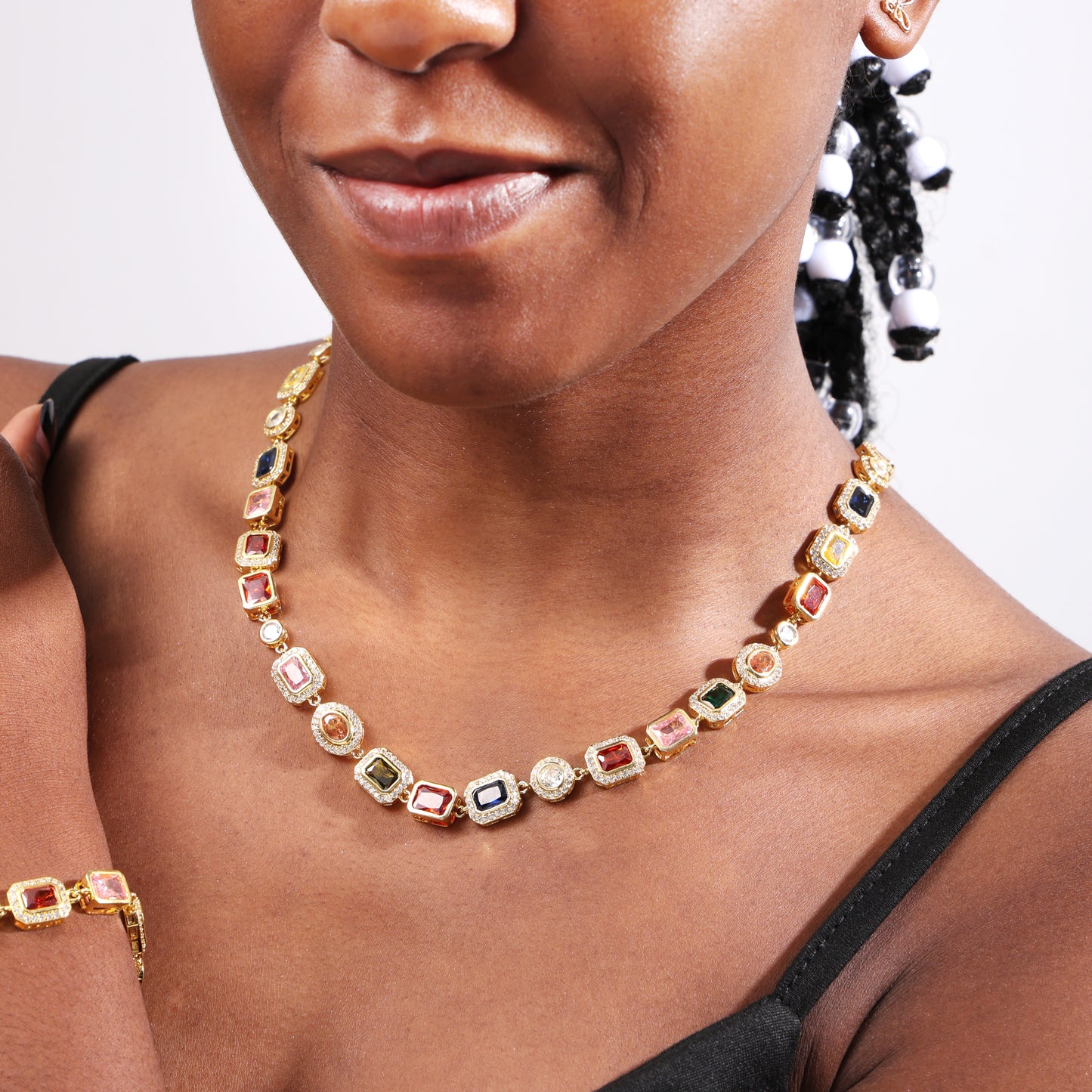 Gold Solstice Purely Gemstone Necklace