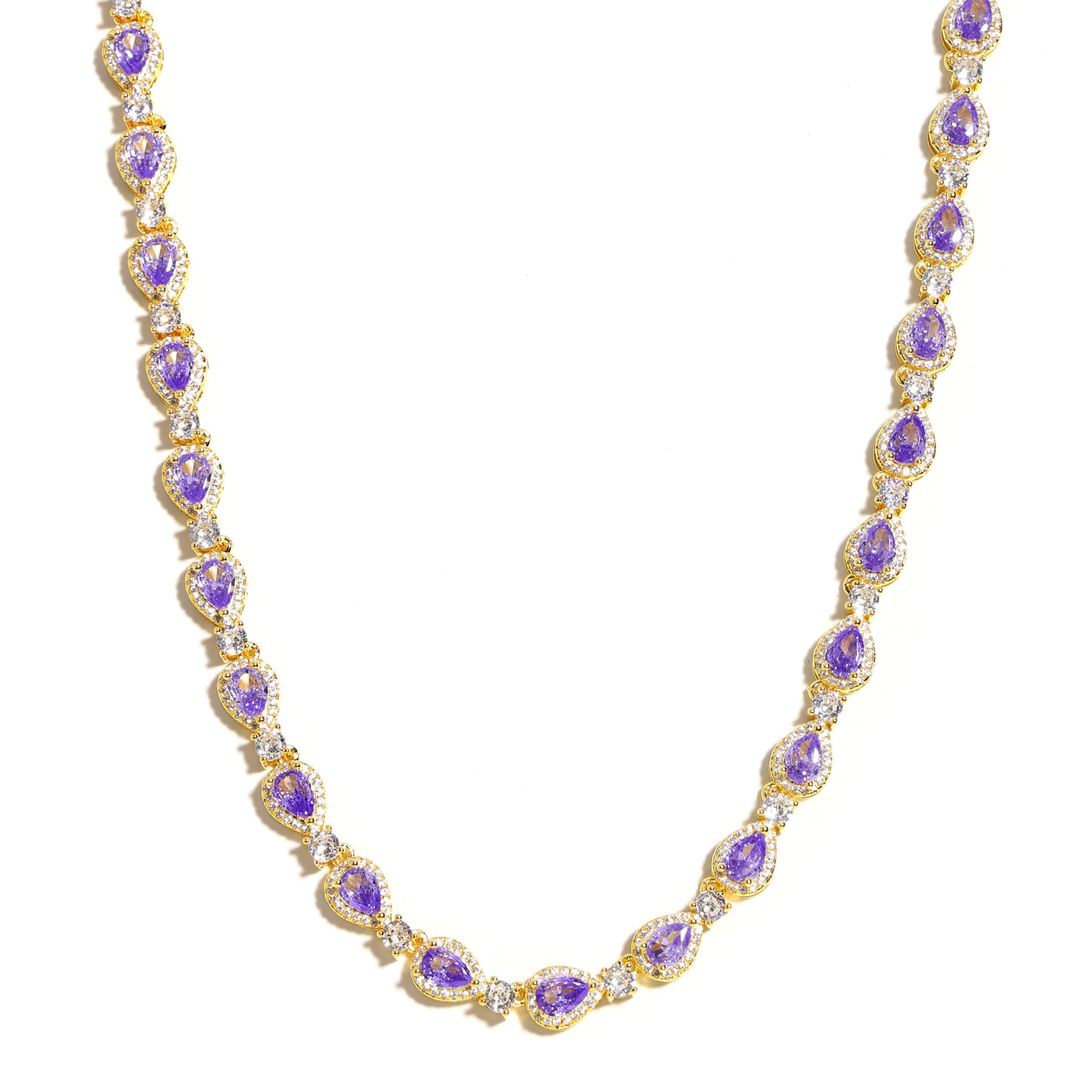 Mystic Violet Tourmaline Elegance Bracelet
