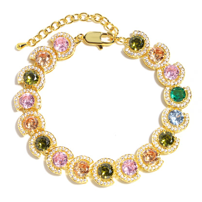 Summer Juicy party Tourmaline Statement Necklace