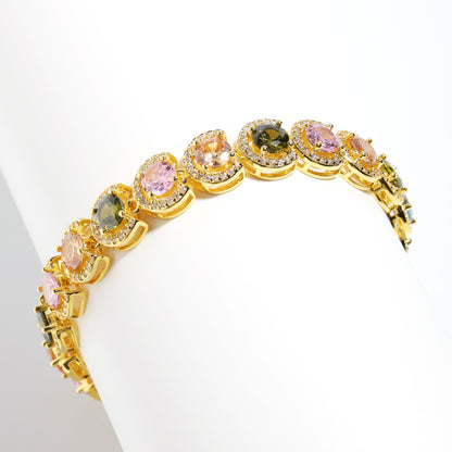 Summer Juicy party Tourmaline Statement Necklace