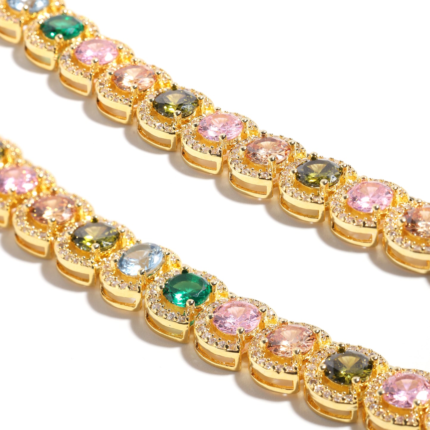 Summer Juicy party Tourmaline Statement Necklace