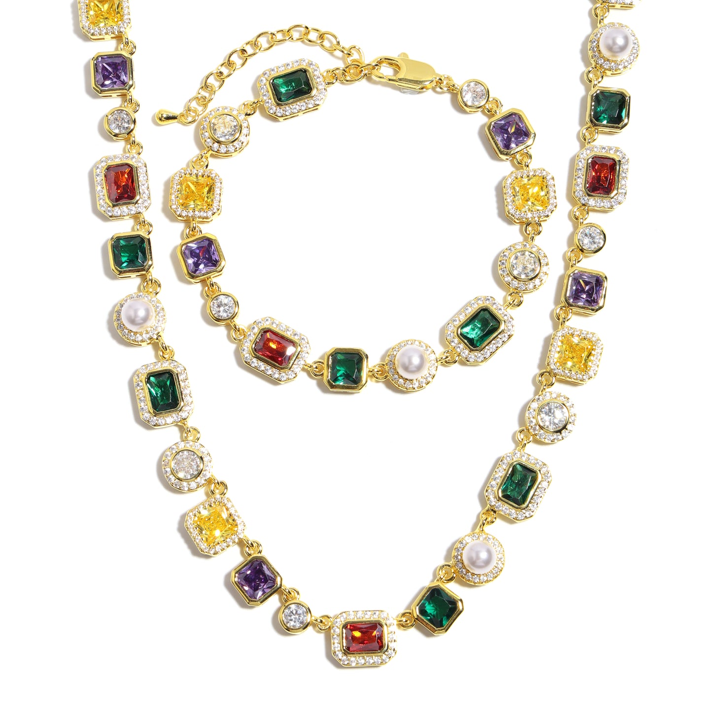 Enchanting Magic Stacking Gemstone Necklace