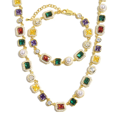 Enchanting Magic Stacking Gemstone Necklace