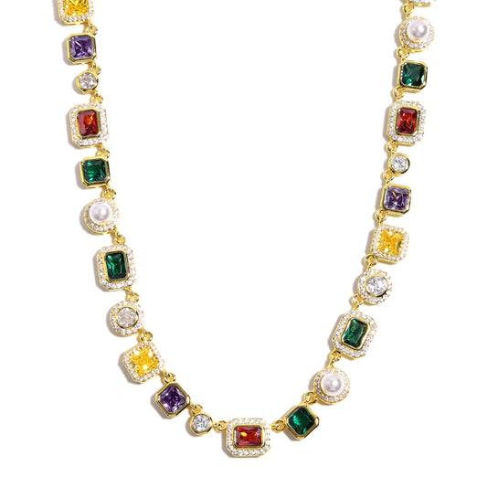 Enchanting Magic Stacking Gemstone Necklace