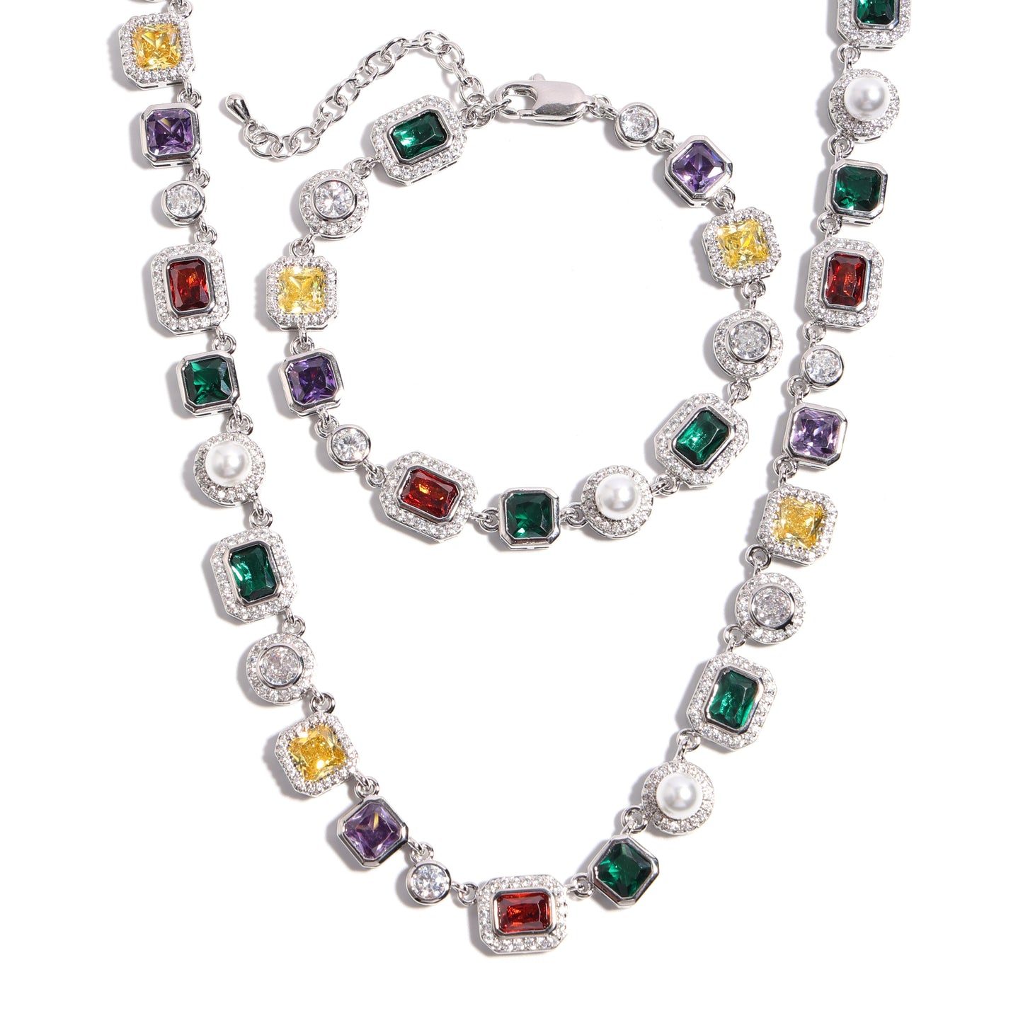 Enchanting Magic Stacking Gemstone Necklace