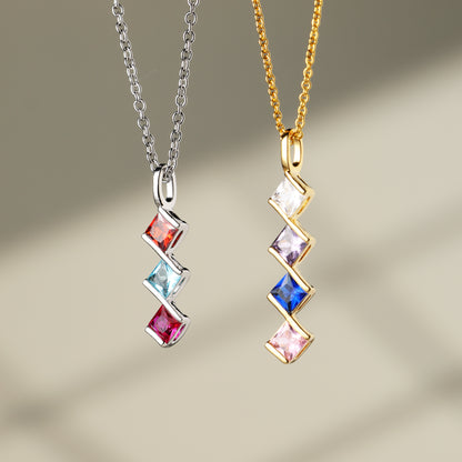 Multi Birthstone Necklaces