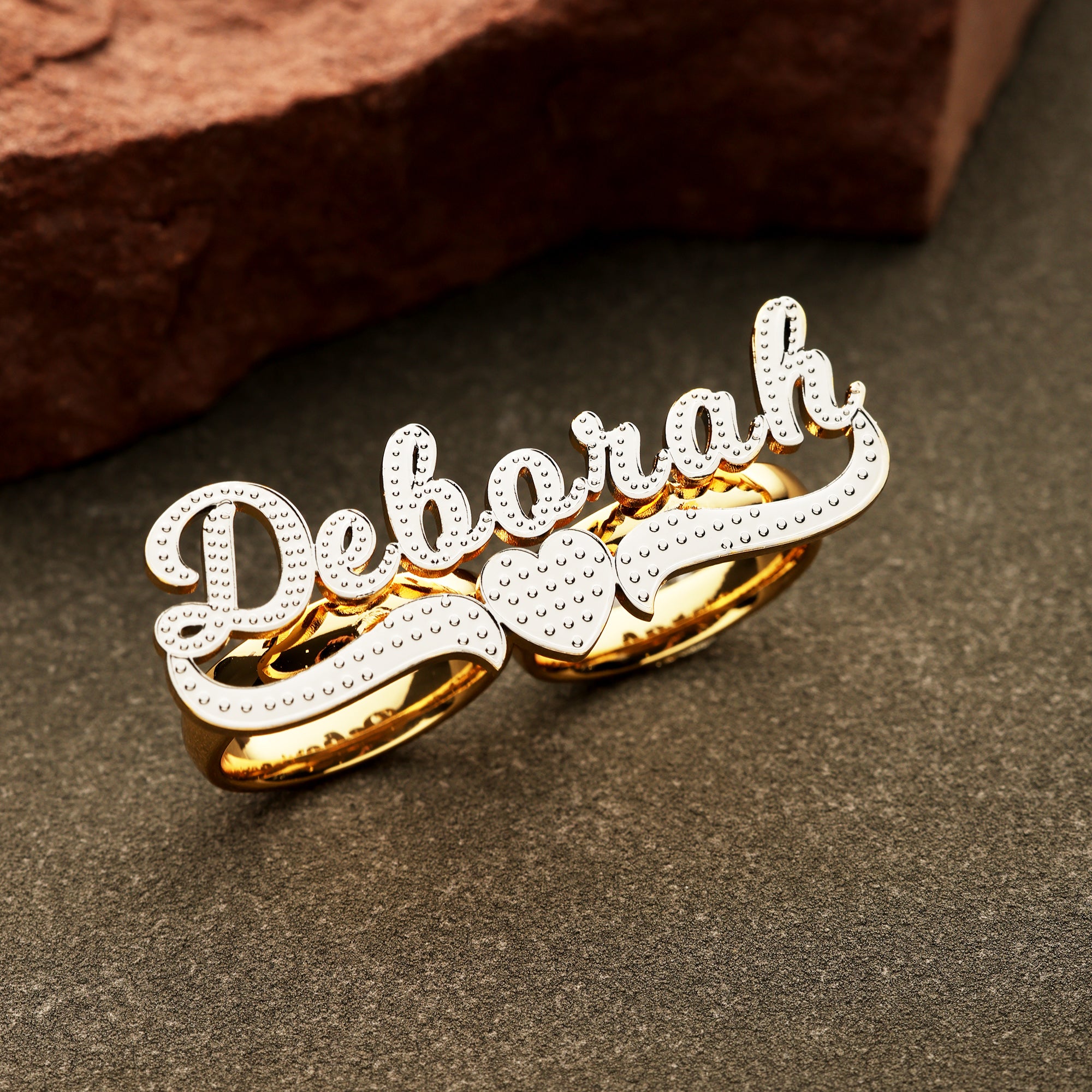 Two Finger Name Ring – iceyqueen