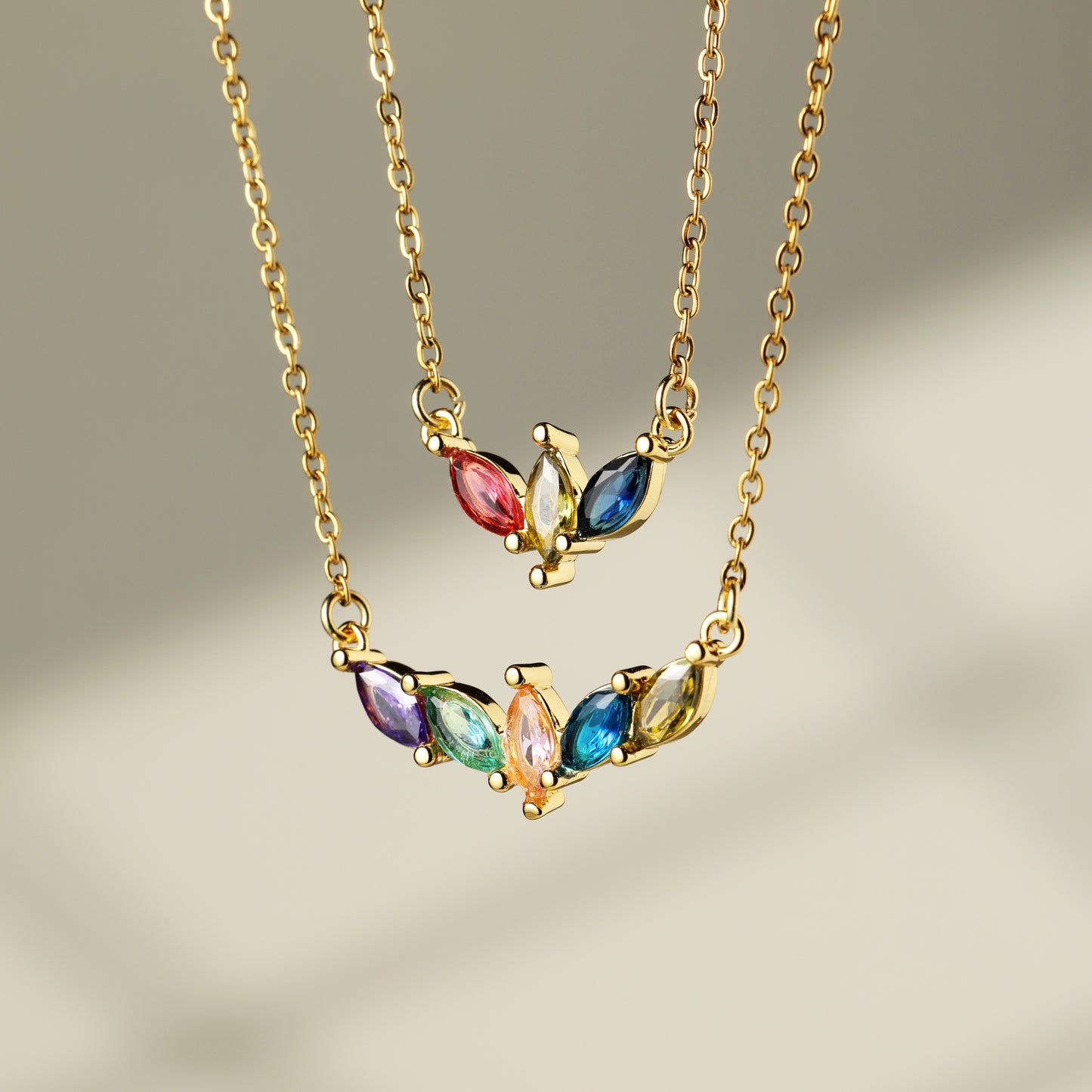 Family Birthstone Necklace