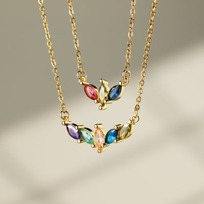Family Birthstone Necklace
