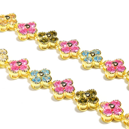 Blossom Tourmaline Gemstone Bracelet